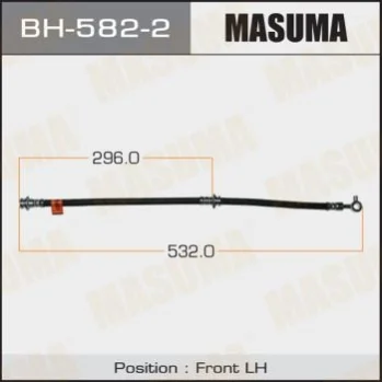 Шланг тормозной передний левый Nissan Teana (08-14) Masuma MASUMA BH5822 (фото 1)