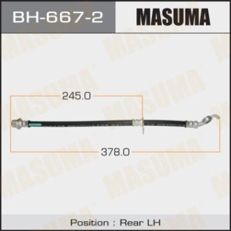 Шланг гальмівний MASUMA BH6672 (фото 1)
