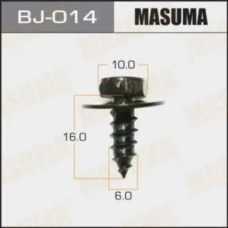 Саморез 6x16мм (комплект 10шт) Toyota Masuma MASUMA BJ014