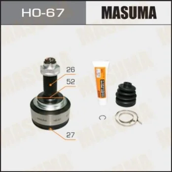 ШРУС зовнішній Honda Jazz (09-13) (нар:27/вн:26) Masuma MASUMA HO67 (фото 1)