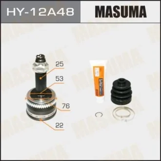 ШРУС зовнішній Hyundai Getz (02-06) (нар:25/вн:22/abs:48) Masuma MASUMA HY12A48