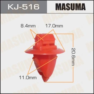Клипса (кратно 10) MASUMA KJ516 (фото 1)