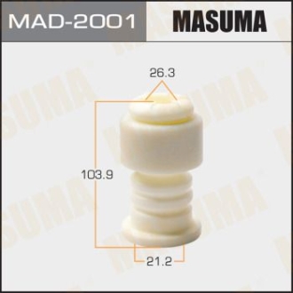 Відбійник амортизатору передн Nissan Qashqai, Rogue, X-Trail (13-) MASUMA MAD2001