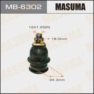 Опора кульова передня нижня LANCER HONDA HR-V MASUMA MB6302 (фото 1)