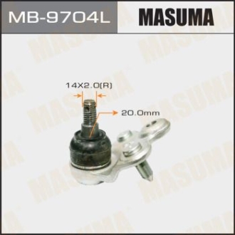 Опора кульова MASUMA MB9704L (фото 1)