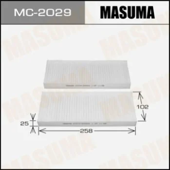Фільтр салону (2 шт.) NISSAN NP300 NAVARA (15-20), NISSAN PATHFINDER IV (12-17), NISSAN NP300 NAVARA (05-15) Masuma MASUMA MC2029 (фото 1)