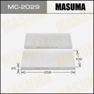 Фильтр салона (2 шт.) NISSAN NP300 NAVARA (15-20), NISSAN PATHFINDER IV (12-17), NISSAN NP300 NAVARA (05-15) Masuma MASUMA MC2029