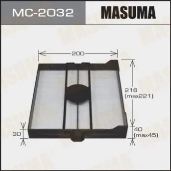 Фильтр салона LEXUS RC (14-19), LEXUS GS (13-18), LEXUS IS III, NISSAN MURANO II (08-14) MASUMA MC2032 (фото 1)