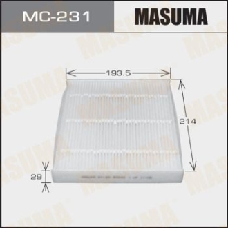 Фильтр салона (MC-231) MASUMA MC231 (фото 1)