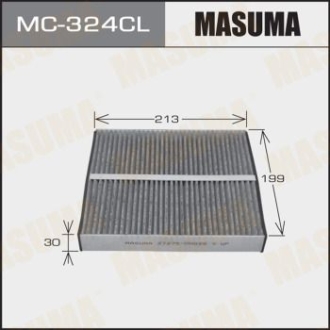 Фильтр салона AC-201 угольный (MC-324CL) MASUMA MC324CL