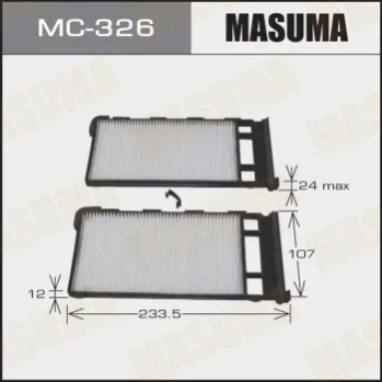 Фильтр салона (2 шт.) INFINITI QX4, NISSAN ALMERA Masuma MASUMA MC326 (фото 1)