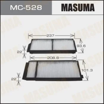 Фильтр салона MAZDA 5 (CW) 2.0, 1.6 CD, 1.8 MZR (10-15)/MAZDA 6 (2 шт) MASUMA MC528 (фото 1)