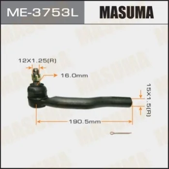 Наконечник кермовий лівий Toyota Camry (03-) Masuma MASUMA ME3753L (фото 1)