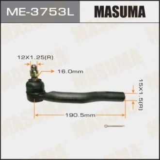 Наконечник кермовий лівий Toyota Camry (03-) Masuma MASUMA ME3753L