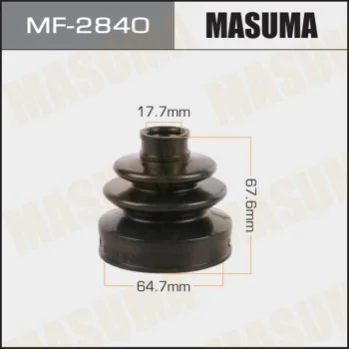 Пыльник ШРУСа заднего наружный Infinity QX50 (17-)/ Nissan Qashqai (06-), Rogue (14-), X-Trail (01-) Masuma MASUMA MF2840 (фото 1)