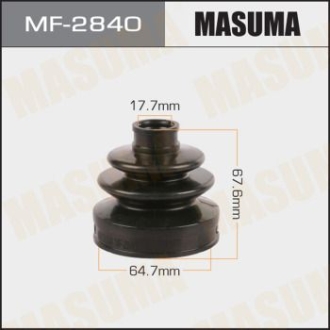Пильовик ШРУСа заднього зовнішній Infinity QX50 (17-)/ Nissan Qashqai (06-), Rogue (14-), X-Trail (01-) MASUMA MF2840 (фото 1)