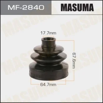 Пыльник ШРУСа заднего наружный Infinity QX50 (17-)/ Nissan Qashqai (06-), Rogue (14-), X-Trail (01-) Masuma MASUMA MF2840