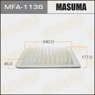Фильтр воздушный Toyota Auris, Avensis, Corolla, RAV4 (08-) Masuma MASUMA MFA1136