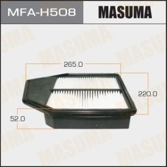 Фильтр воздушный A8512 HONDA/ ACCORD/ V2400 08- (MFA-H508) MASUMA MFAH508 (фото 1)