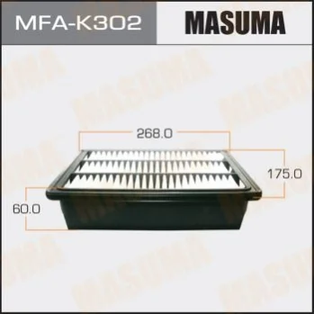 Фильтр воздушный A0458 HYUNDAI/ SANTA FE/ V2000 V2700 05- (MFA-K302) MASUMA MFAK302 (фото 1)