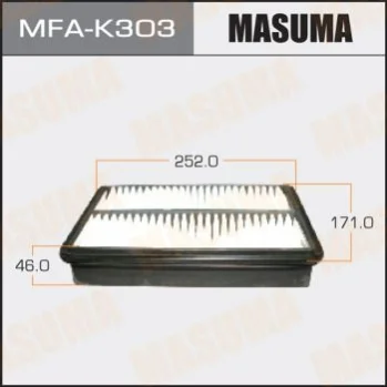 Фільтр повітряний A2517 KIA/ SPORTAGE/ V2000 V2700 04- (MFA-K303) MASUMA MFAK303 (фото 1)