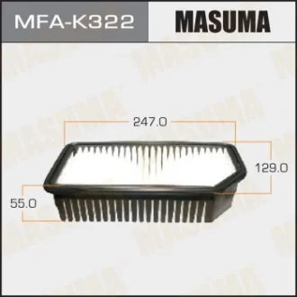 Фільтр повітряний Hyundai i20 (08-14)/KIA Soul (08-14) Masuma MASUMA MFAK322