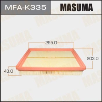 Фільтр повітряний A0244 KIA/ MAGENTIS/ V2000 V2700 05- MASUMA MFAK335