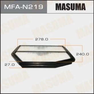 Фільтр повітряний Nissan Murano, Pathfinder/ Infinity QX60 (engine QR25DE) (14-) MASUMA MFAN219