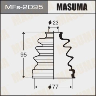 Пильовик ШРУСа зовнішній (силікон)) Mazda 3 (03-08) MASUMA MFS2095 (фото 1)