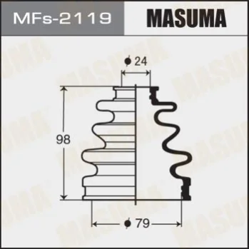 Пыльник ШРУСа наружного Mazda 6 (12-) / Toyota Corolla (00-06), Prius (00-05) силикон Masuma MASUMA MFs2119 (фото 1)