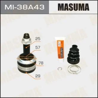 ШРУС зовнішній Mitsubishi Outlander (03-09) (нар:25/вн:29) Masuma MASUMA MI38A43