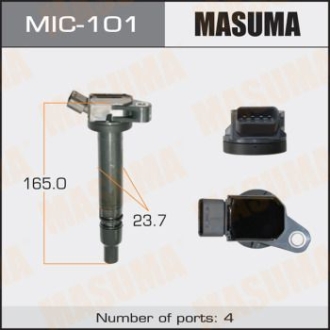 Котушка запалювання Toyota Camry, RAV 4 2.5 (09-), Venza 2.7 (09-16) MASUMA MIC101