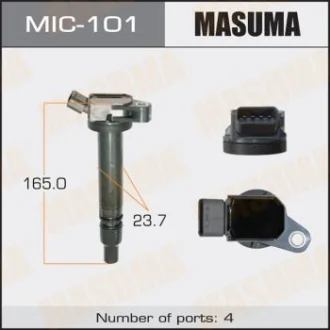 Котушка запалювання Toyota Camry, RAV 4 2.5 (09-), Venza 2.7 (09-16) Masuma MASUMA MIC101