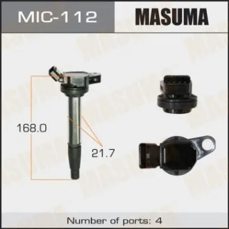 Котушка запалювання 1ZRFE, 2ZRFE, NZE14#.ZRE14#.NZE15#.NCP11# MASUMA MIC112