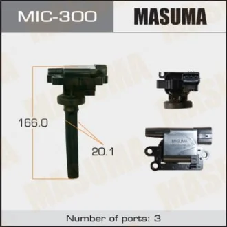 Котушка запалювання Mitsubishi Lancer 1.6 (-13) Masuma MASUMA MIC300