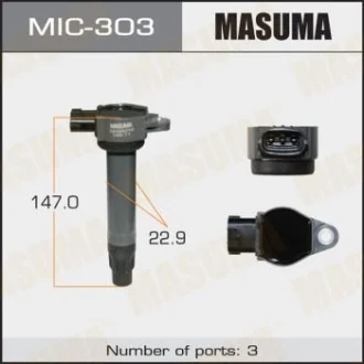 Котушка запалювання Mitsubishi ASX, Lancer 1.8, 2.0 (-17), Outlander 2.0, 2.4, 3.0 (08-) Masuma MASUMA MIC303