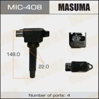 Котушка запалювання Mazda CX-5, CX-9, 3, 6 1.5, 2.0, 2.5 (12-) Masuma MASUMA MIC408