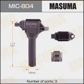 Котушка запалювання Subaru Forester, Legacy 2.0, 2.5 (12-) Masuma MASUMA MIC804