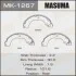Колодки гальмівні задні Nissan Tida 1.5, 1.8 (07-) гальма стоянки Masuma MASUMA MK1267 (фото 1)