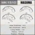 Колодки гальмівні гальма стоянки Nissan Micra (02-10), Note (06-13) Masuma MASUMA MK1510 (фото 1)