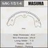 Колодки тормозные стояночного тормоза Nissan Pathfinder (05-14) Masuma MASUMA MK1514 (фото 1)