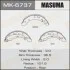 Колодки тормозные стояночного тормоза MASUMA MK6737 (фото 1)