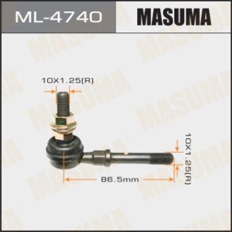 Стійка стабілізатора переднього HYUNDAI i30 (12-17), NISSAN ALMERA II (00-17)/NISSAN ALMERA Classic (02-09) MASUMA ML4740 (фото 1)