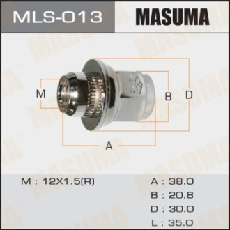 Гайка колеса Mitsubishi/ Toyota MASUMA MLS013 (фото 1)