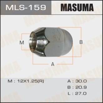 Гайка колеса Nissan (M12x1,25) MASUMA MLS159 (фото 1)