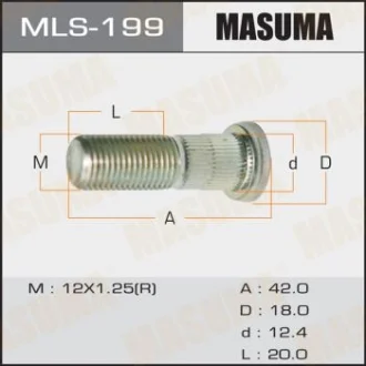 Шпилька колеса Suzuki Masuma MASUMA MLS199