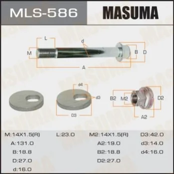 Болт развальный Mitsubishi Pajero (06-) Masuma MASUMA MLS586 (фото 1)