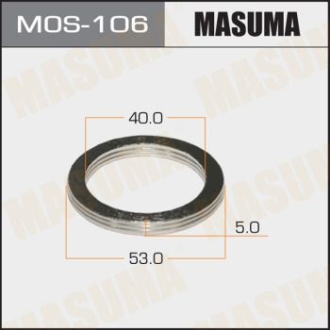 Прокладка прийомної труби Toyota (40x53) MASUMA MOS106