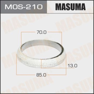 Кільце графітове глушника Nissan (70x85x13 MASUMA MOS210 (фото 1)