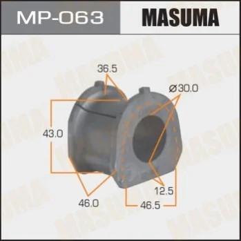Втулка стабилизатора переднего Mitsubishi Pajero (-00) (Кратно 2 шт) Masuma MASUMA MP063 (фото 1)